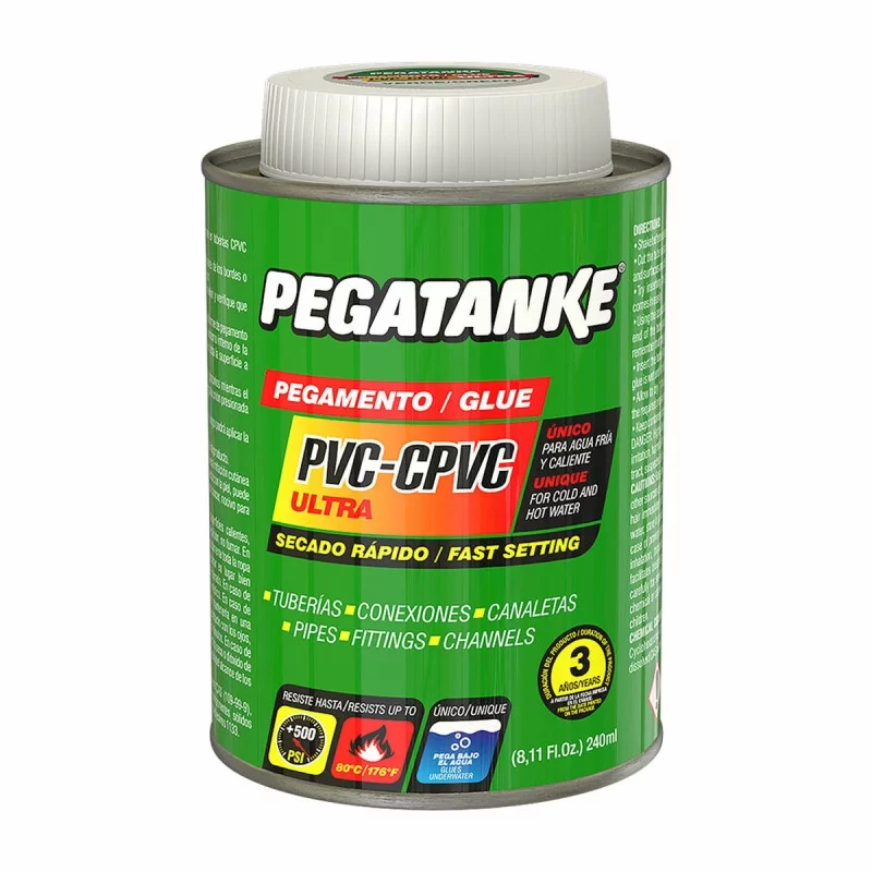 Glue PEGATANKE PVC-CPVC Ultra 240 ml