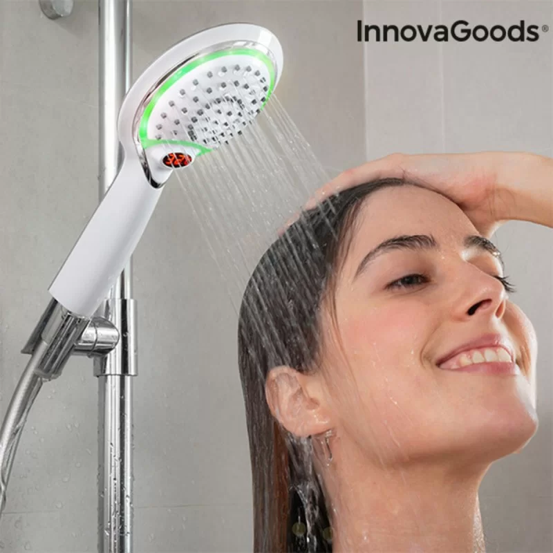 InnovaGoods LED Shower with Temperature Sensor