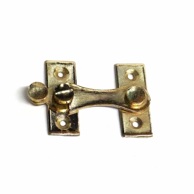 Door latch EDM H-shaped 8 cm Left Brass