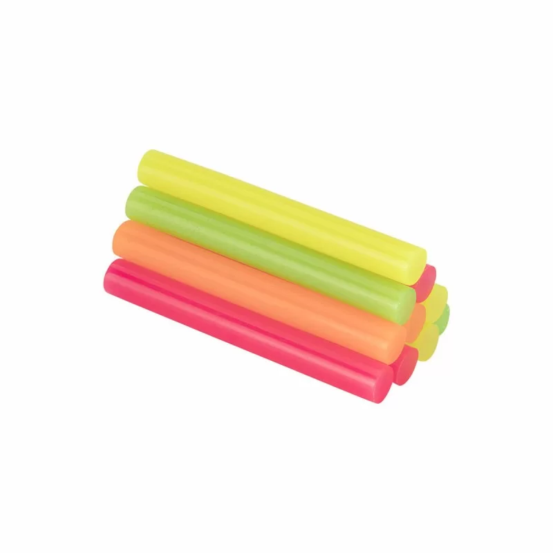 Hot melt glue sticks Salki 430108 Multicolour Decoration fluoride Ø 12 x 95 mm 125 g (12 Units)