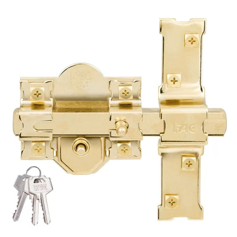Safety lock Fac 301-rp/80 Golden Steel 50 mm 80 mm