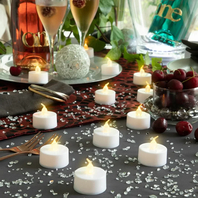 Set of LED Tealight Candles Romandle InnovaGoods 12 Units