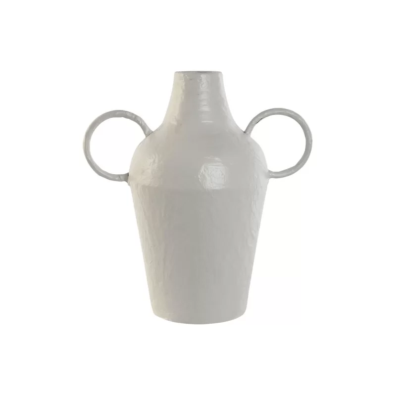 Vase Home ESPRIT White Metal 33,5 x 20 x 36 cm