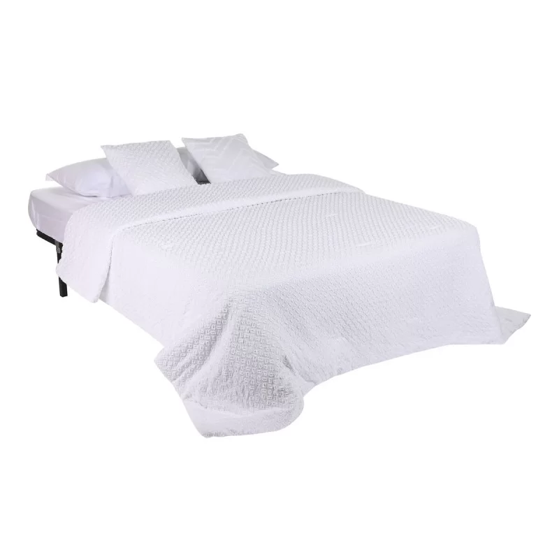 Bedspread (quilt) Home ESPRIT White 240 x 260 x 260 cm