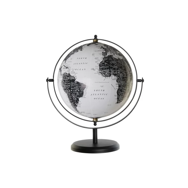 Globe Home ESPRIT White Black Urban 24 x 20 x 30 cm