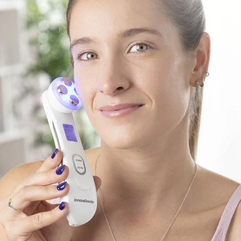 Facial Massager with Radiofrequency, Phototherapy and Electrostimulation Wace InnovaGoods