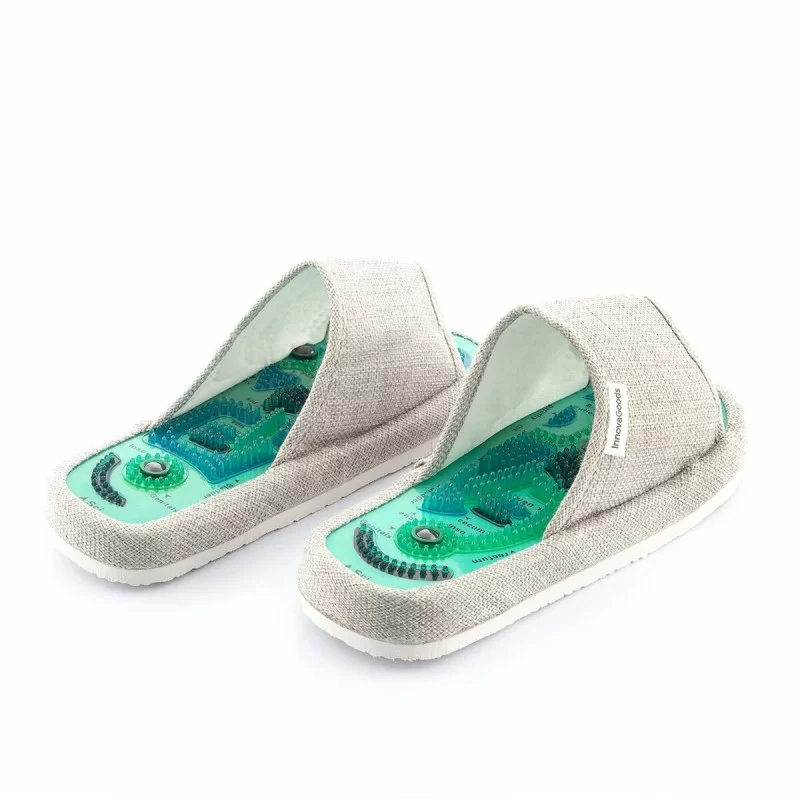 Magnetic Acupressure Slippers Massers InnovaGoods (Refurbished B)