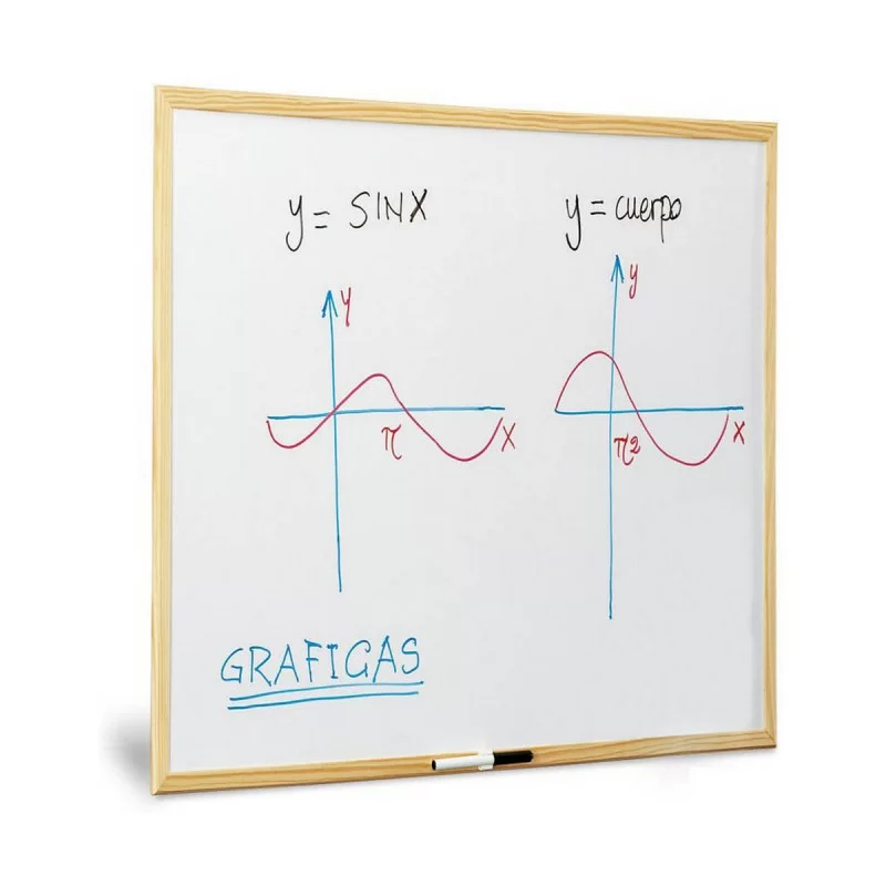 Whiteboard Faibo White Wood 60 x 90 cm