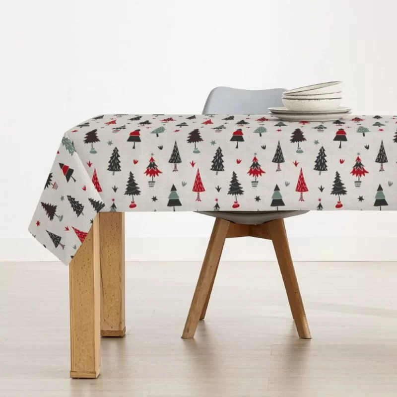 Stain-proof resined tablecloth Mauré Merry Christmas 100 x 140 cm
