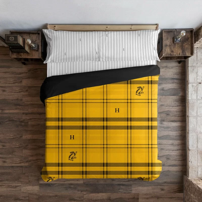 Nordic cover Harry Potter Hufflepuff Yellow 260 x 240 cm Super king