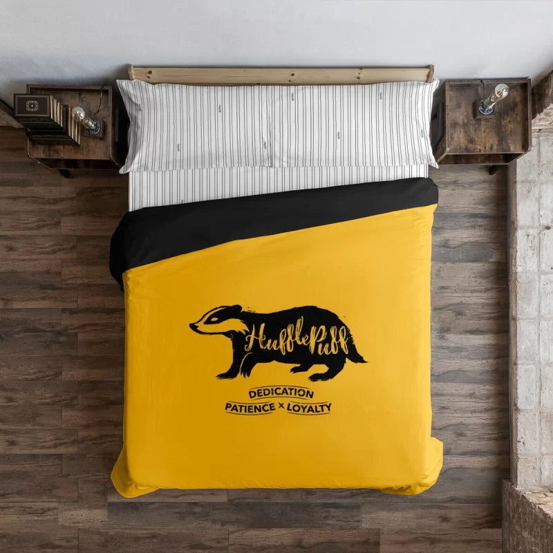 Nordic cover Harry Potter Hufflepuff Values Yellow 180 x 220 cm Single