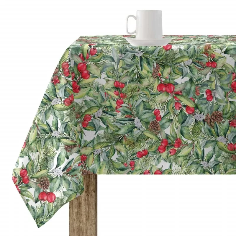 Stain-proof resined tablecloth Mauré Christmas 300 x 140 cm