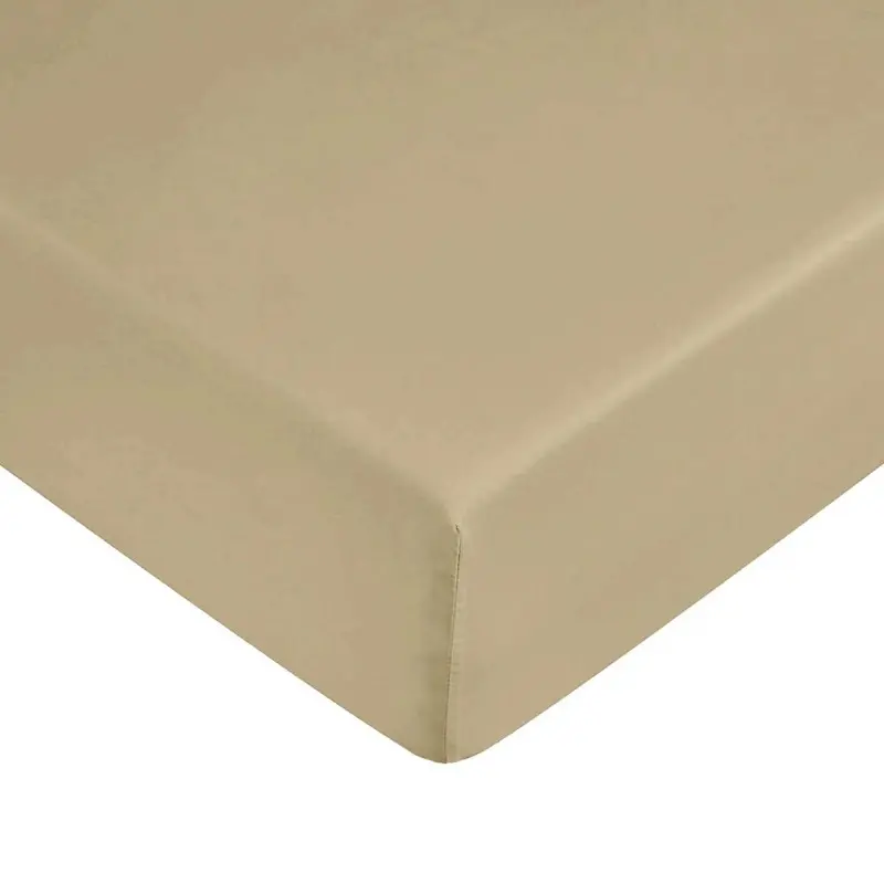 Fitted bottom sheet Belum Liso Taupe 200 x 200 cm Smooth
