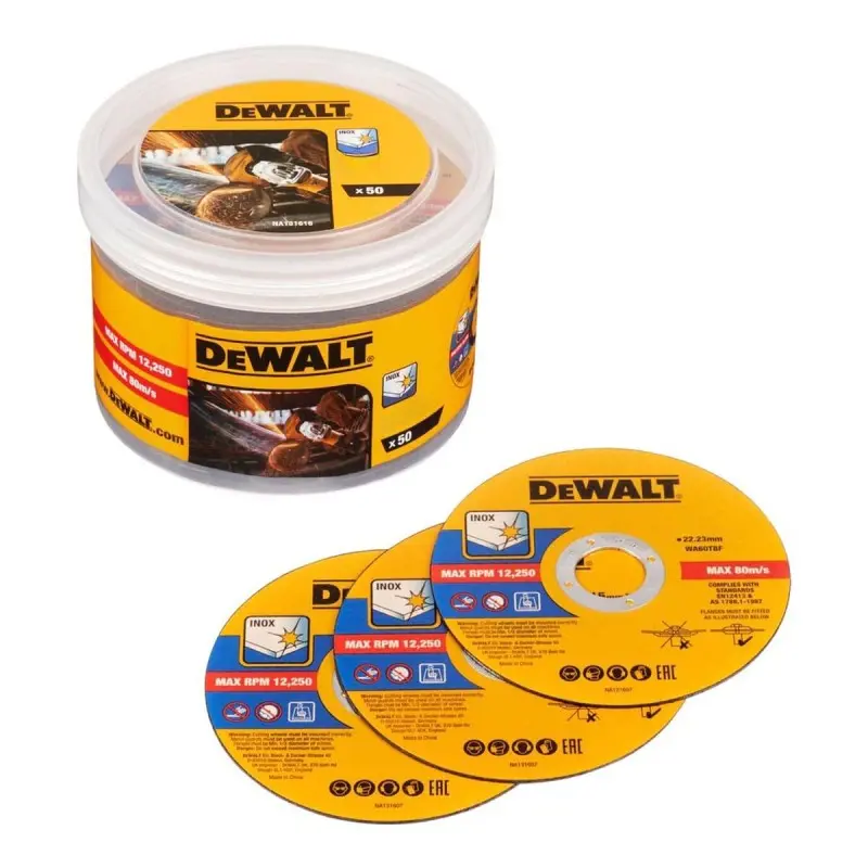 Cutting discs Dewalt dt20598-qz Ø 125 mm Angle grinder (50 Units)