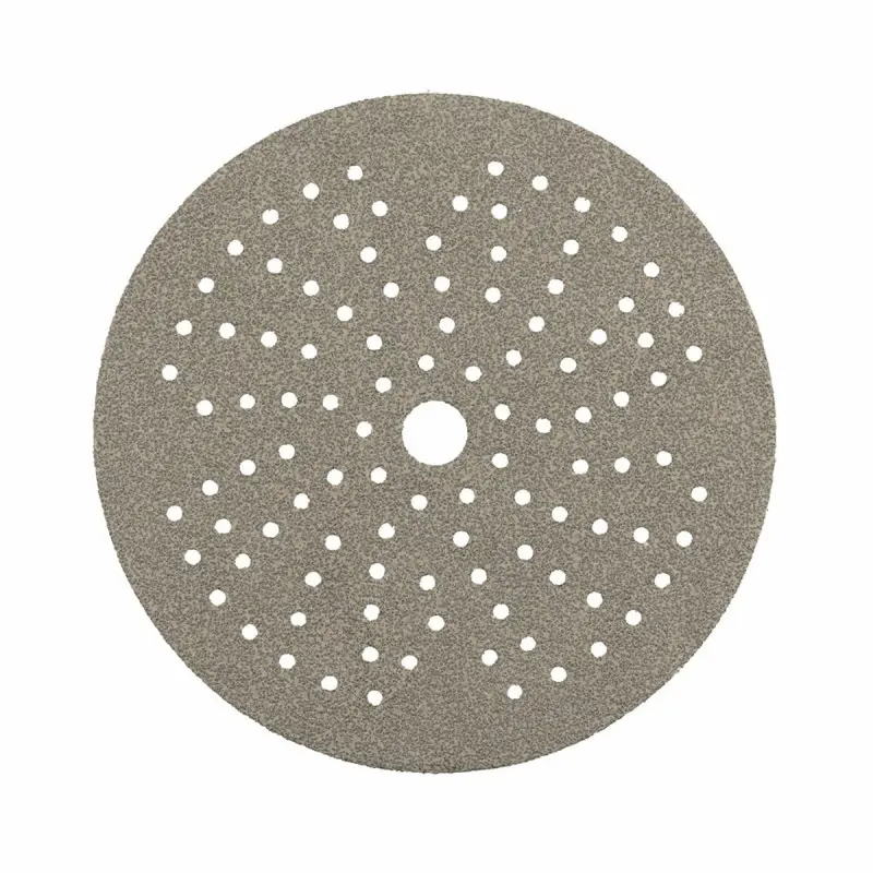 Multi-hole sanding disc for eccentric sander Wolfcraft 1107000 Ø 125 mm 80 g 5 Units