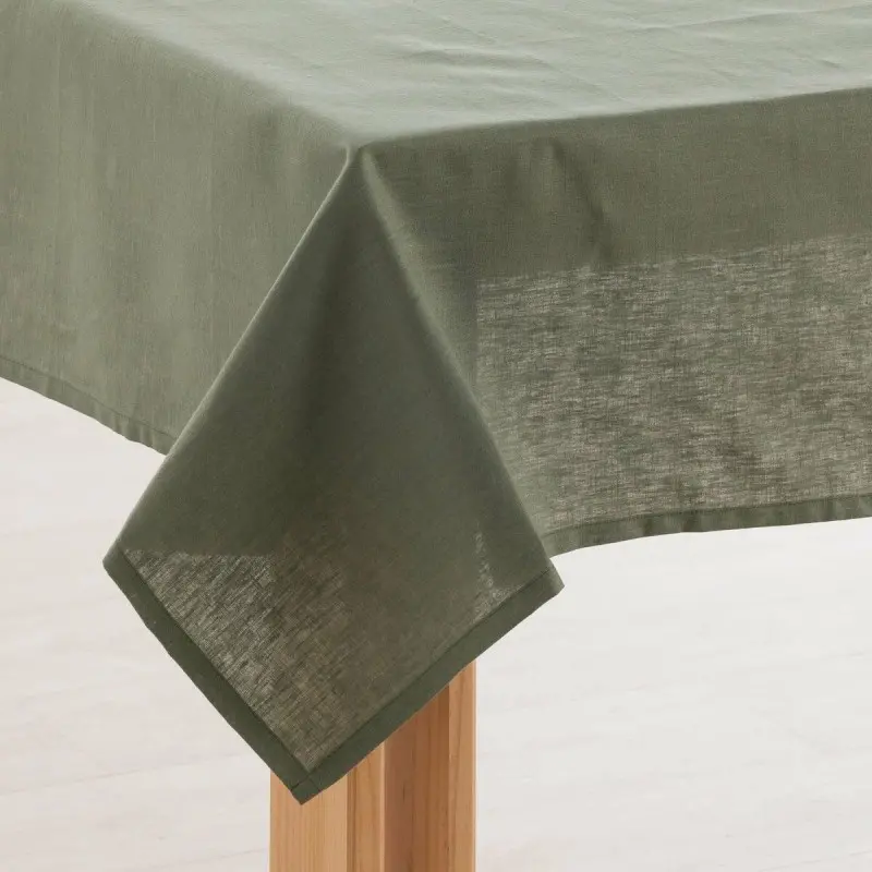 Tablecloth Muaré 100 x 130 cm Military green