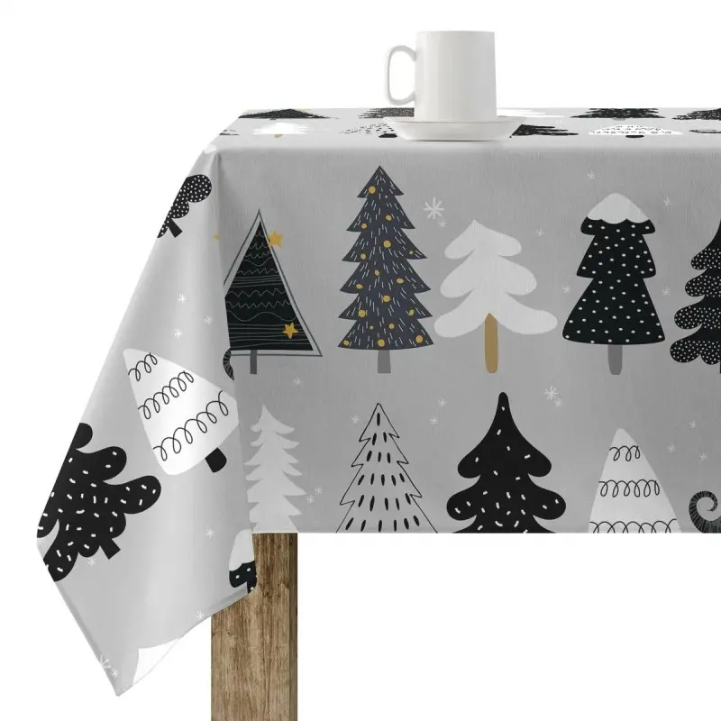 Stain-proof resined tablecloth Muaré Noel 100 x 140 cm