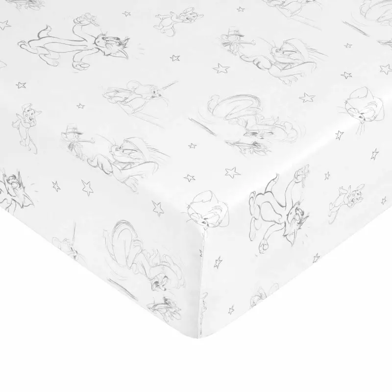 Fitted bottom sheet Tom & Jerry 90 x 200 cm