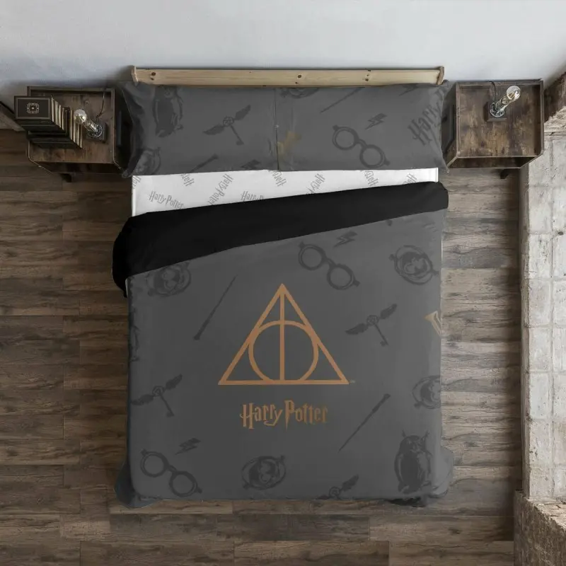 Nordic cover Harry Potter Deathly Hallows Multicolour 200 x 200 cm Small double